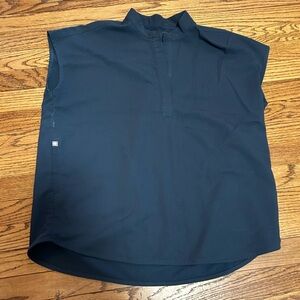 Figs Women’s Rafaela Oversized Scrub Top Dark Harbor